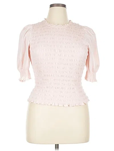 Pre-owned Veronica Beard 3/4 Sleeve Blouse In Pink