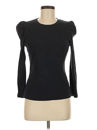 Pre-owned Veronica Beard 3/4 Sleeve T-shirt In Black