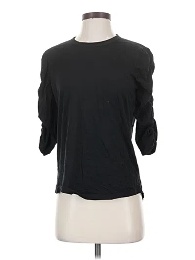 Pre-owned Veronica Beard 3/4 Sleeve T-shirt In Black