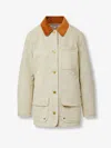 Veronica Beard Abbas Cotton Barn Jacket In Gold