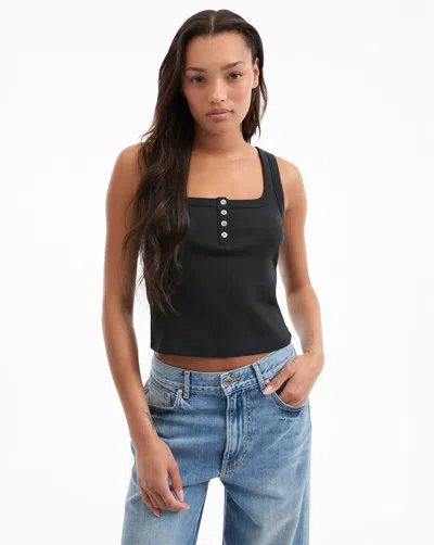 Veronica Beard Abbott Tank Top In Black