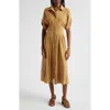 VERONICA BEARD VERONICA BEARD ADAVI LINEN BLEND SHIRTDRESS