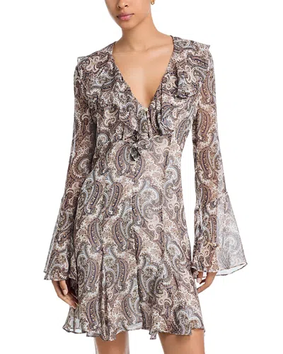 Veronica Beard Adrienne Silk Dress In Multi
