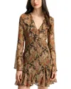 Veronica Beard Adrienne Silk Dress In Multi