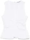 Veronica Beard Aidan Top In White