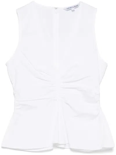 Veronica Beard Aidan Top In White