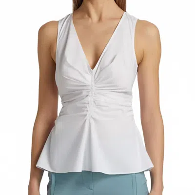 Veronica Beard Aiden Top In White