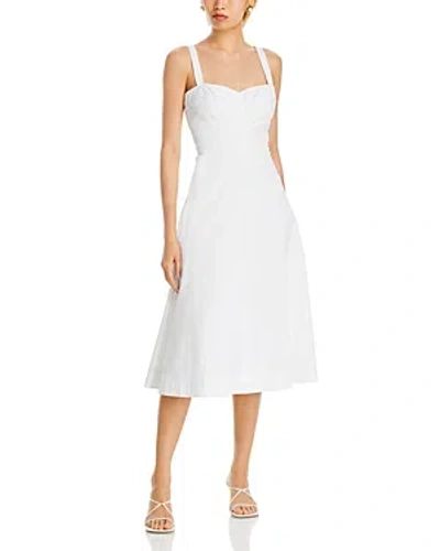 Veronica Beard Aila Midi Dress In White