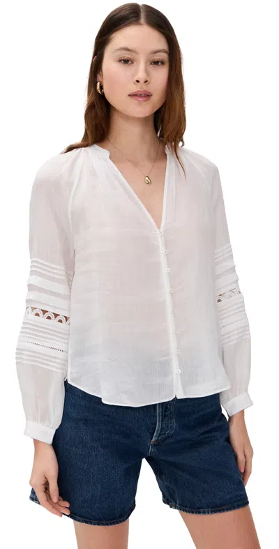 Veronica Beard Ailani Top Off White