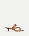 Veronica Beard Alanis Leather Sandal In Brown