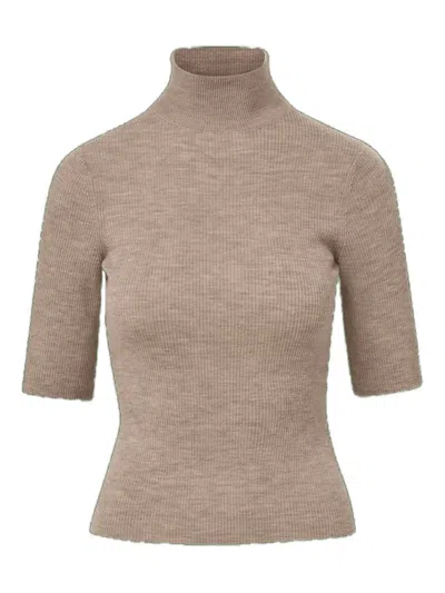 Veronica Beard Alastair Short-sleeve Pullover In Neutral