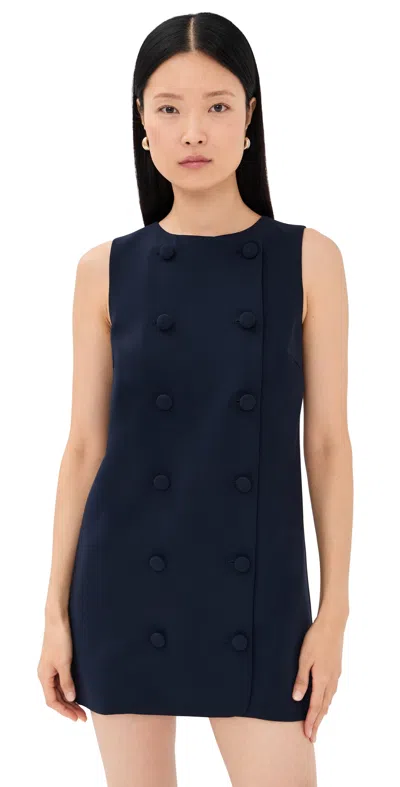 Veronica Beard Alayah Dress Navy In Blue
