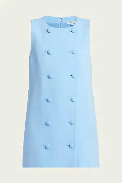 Veronica Beard Alayah Mini Dress In Blue Sky