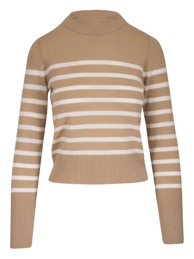 Veronica Beard Alba Striped Knit Sweater