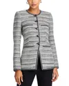 Veronica Beard Alessia Jacket In Silver