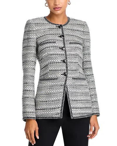 Veronica Beard Alessia Jacket In Silver
