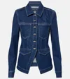 Veronica Beard Alfie Denim Jacket In Indigo Rinse