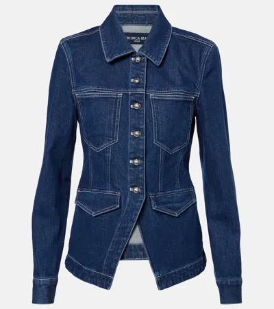 Veronica Beard Alfie Denim Jacket In Indigo Rinse