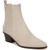 Veronica Beard Alina Chelsea Boot In Ecru