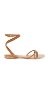 Veronica Beard Allegra Sandal In Brown