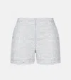 Veronica Beard Allen High-rise Cotton Shorts