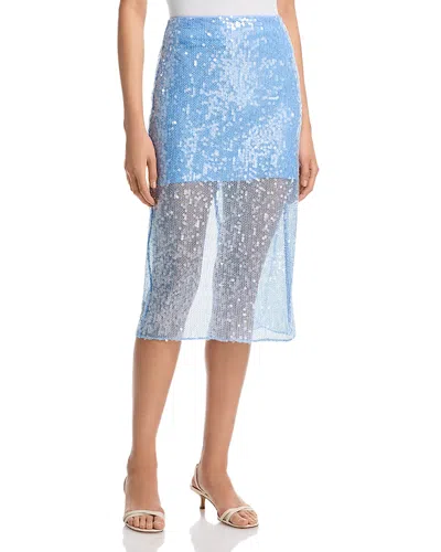 Veronica Beard Allora Skirt In Blue
