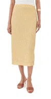 Veronica Beard Allora Bead-embellished Chiffon Midi Skirt