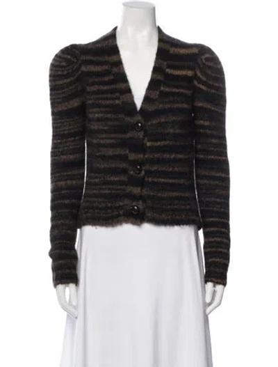 Pre-owned Veronica Beard Alpaca Striped Sweater In Multi