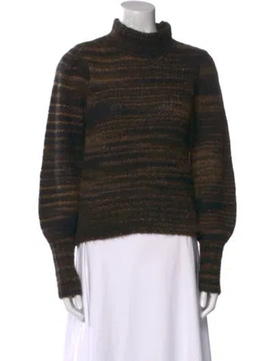 Pre-owned Veronica Beard Alpaca Striped Sweater In Multi