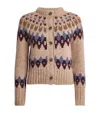 Veronica Beard Alpaca Wool-blend Fair Isle Christina Cardigan In Multi