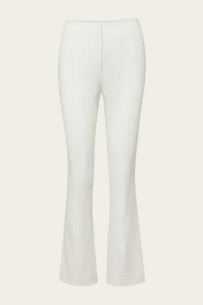 Veronica Beard Althea Kick-flare Pant In Dove White