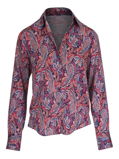 Veronica Beard Amelia Paisley-print Shirt