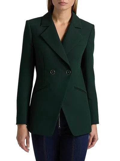 Veronica Beard Amos Dickey Jacket In Dark Hunter Green