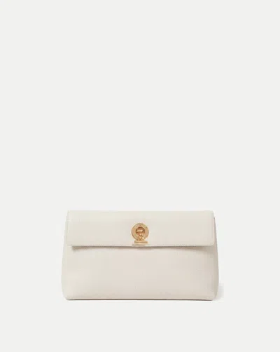 Veronica Beard Anchor Clutch In White