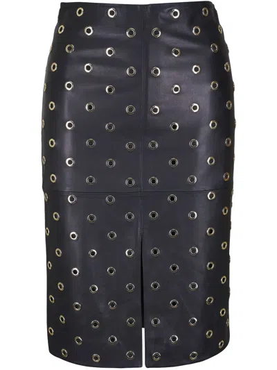 Veronica Beard Anderson Midi Skirt In Black