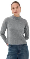 Veronica Beard Andi Sweater Medium Heather Grey In Gray