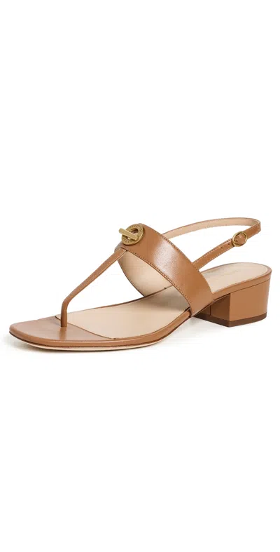 Veronica Beard Andie Sandals Hazelwood In Brown