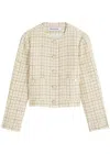 Veronica Beard Andrea Metallic Cotton-blend Tweed Jacket