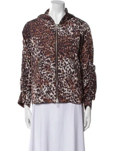 Pre-owned Veronica Beard Animal Print Jacket In Multi