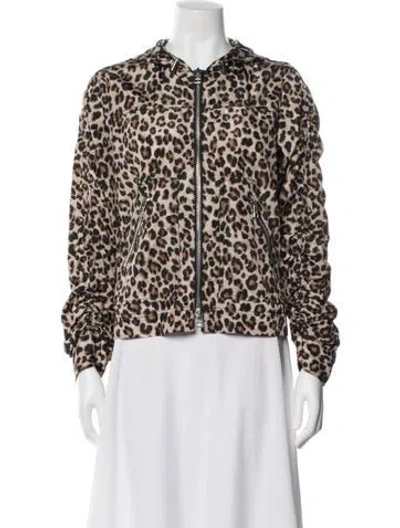 Pre-owned Veronica Beard Animal Print Jacket In Neutral