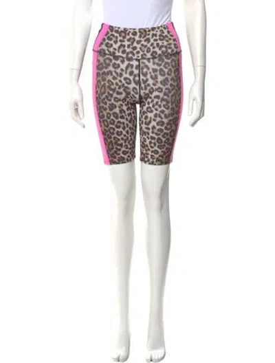 Pre-owned Veronica Beard Animal Print Knee-length Shorts In Green