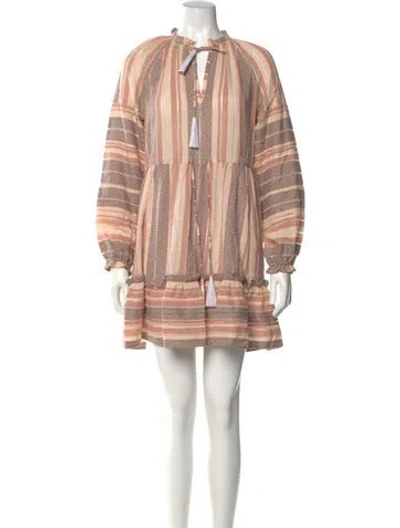 Pre-owned Veronica Beard Animal Print Mini Dress W/ Tags In Pink