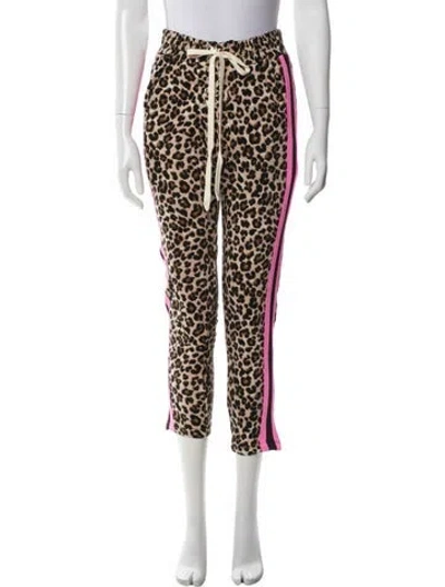 Pre-owned Veronica Beard Animal Print Skinny Leg Pants In Neutral