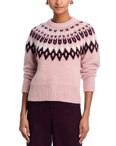 VERONICA BEARD ANNE FAIR ISLE CREWNECK SWEATER