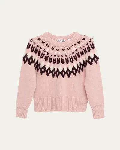 Veronica Beard Anne Fairisle Crewneck Sweater
