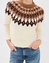 Veronica Beard Anne Fair Isle Pullover Sweater In Multi