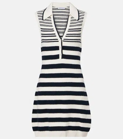 VERONICA BEARD ANNETTE COTTON-BLEND MINIDRESS
