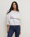Veronica Beard Après Sun Sweatshirt In White