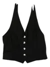 Veronica Beard Arabella Vest In Black