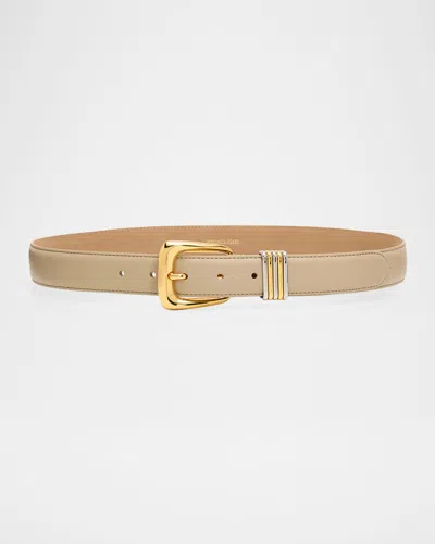 VERONICA BEARD ARCH LEATHER BELT